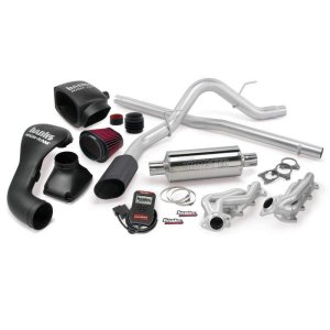 Ford F-150 Performance Exhaust - Single Exit - Banks Power - PowerPack System - Black - `04-`08